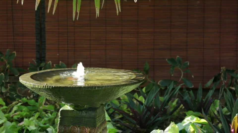 Fountain with place for text Stock Footage 476284
