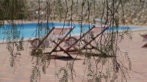 Fountain in the pool Video stock 40052622