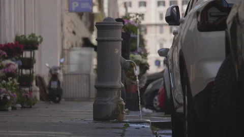 Fountain in Prati district, Rome 動画素材 238667838