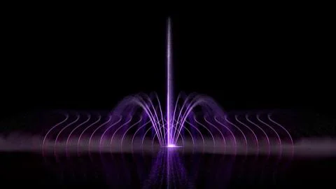 Fountain renderings Stock Illustration