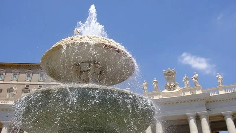 Fountain in Rome Stock Footage 92060580