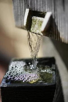 Fountain running Foto stock