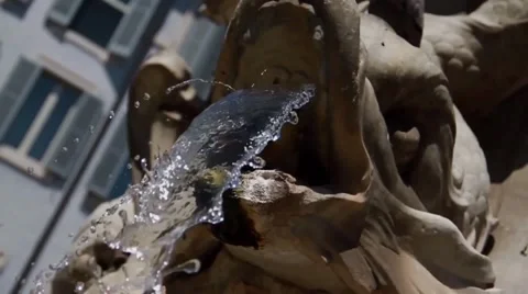 Fountain in Slow Motion Video stock 52932896