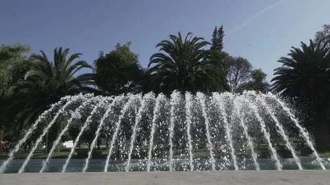 Fountain Slow Motion Video stock 125581246