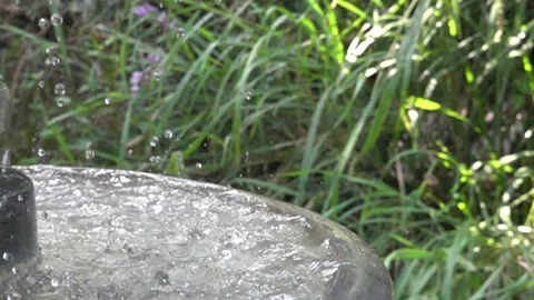 Fountain Slow Motion Stock Footage 142015679