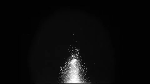Fountain of Snow from a Mine Hit 4K Stock Footage 232116692