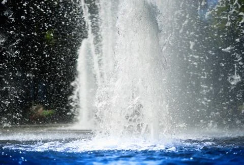 Fountain splashes background 스톡 사진