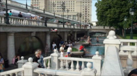 The Fountain In The Square Stock-Footage 66772121