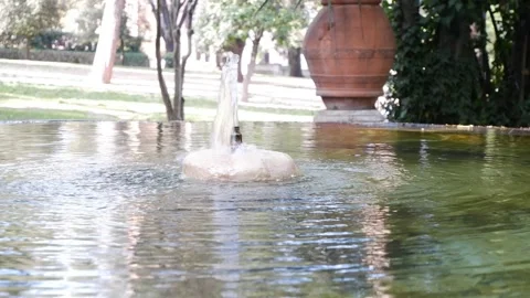 The fountain on the square Stock Footage 173474123