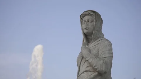 Fountain statue Stock Footage 104046675