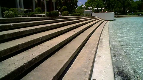 Fountain Steps Video stock 5225379