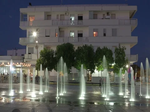Fountain summer city Stock Footage 78850104