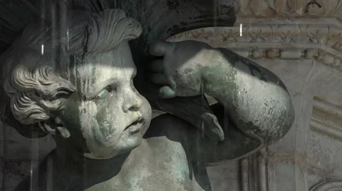 The Fountain of the Three Graces in Bordeaux Video stock 55849257