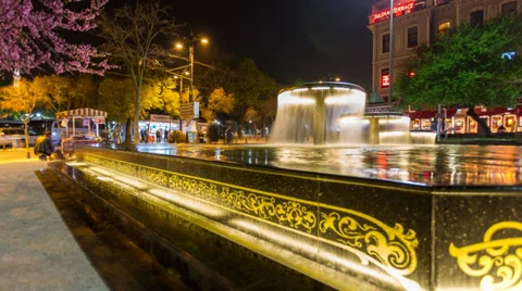 Fountain Timelapse Stock Footage 38301213