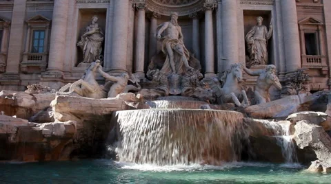 Fountain of Trevi Vídeo Stock 5298622