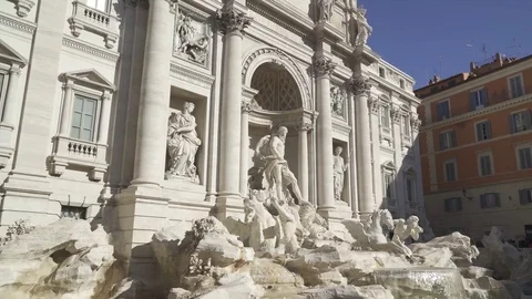 Fountain of Trevi Video stock 85266361