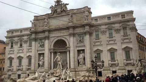 Fountain of Trevi Stock Footage 200789354