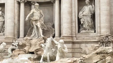Fountain of Trevi Stock Footage 200789356