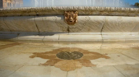 Fountain under sunlight Stock Footage 40509533