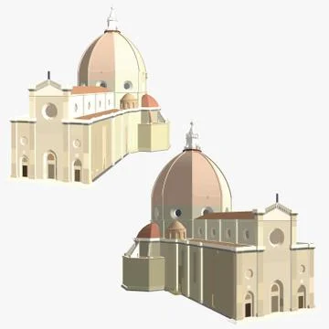 Fountain vector,Architecture, architectural decoration Stock Illustration