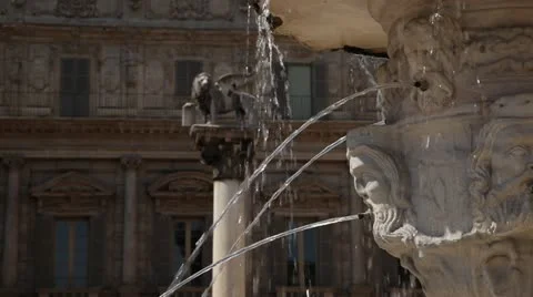 Fountain verona Vídeos de archivo 21962620