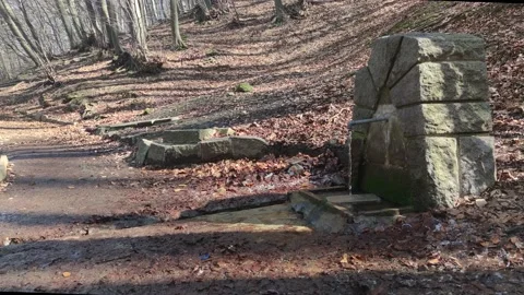 Fountain at Vitosha Mountain, Sofia City region, Bulgaria Stock Footage 149708594