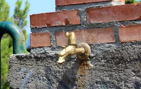 Fountain in Wall Stock Photos