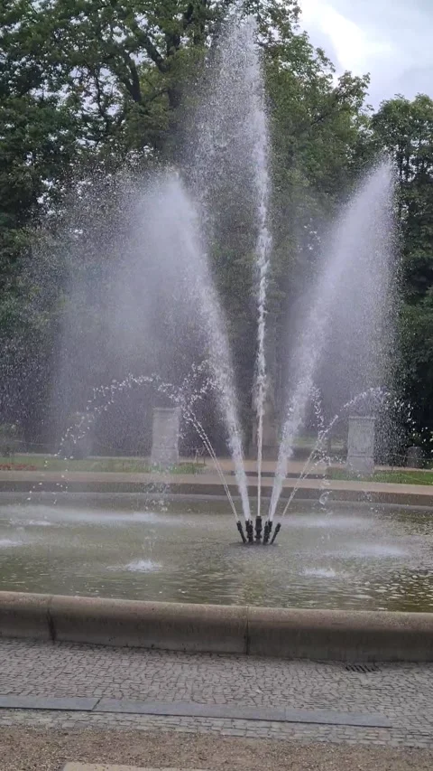 Fountain, water, in action Video stock 200875866