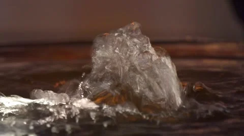 Fountain Water Bubble, Close Up 스톡 동영상 47755263