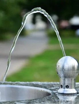 Fountain with water for drinking Stock Photos
