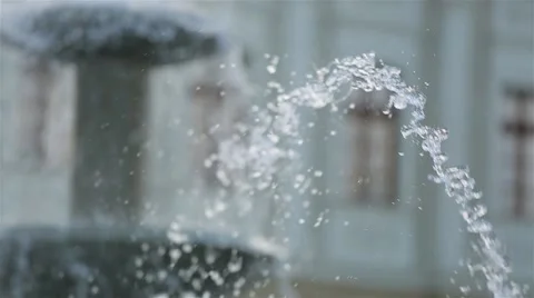 Fountain water drops Video stock 51070598