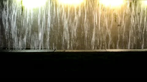 Fountain water falling 01 Stock-Footage 20483411