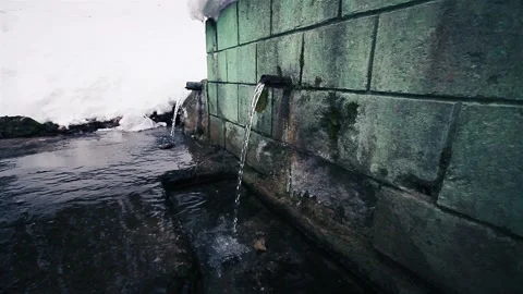 Fountain Water Flow 스톡 동영상 219229393