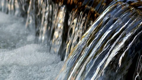 Fountain Water is Flowing 2 Stock Footage 143567720