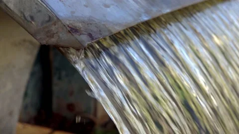Fountain Water is Flowing 4 Stock Footage 143567151
