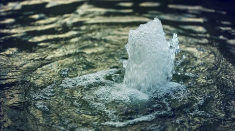 Fountain Water Stock Footage 27572912