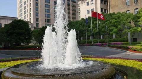 Fountain water Stock Footage 49937887