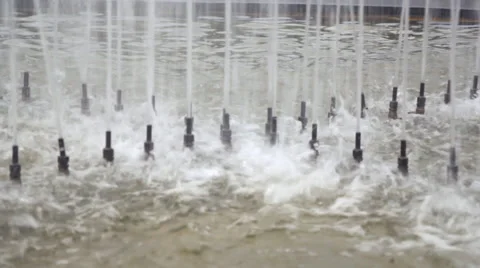 Fountain of water Stock Footage 60267194
