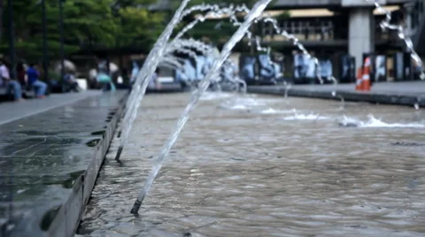 Fountain of water Video stock 60588633