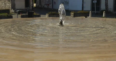 Fountain with water Stock Footage 144413215