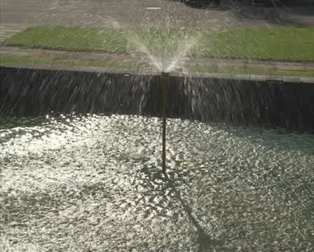 Fountain water spray Stock Footage 10742741