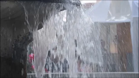 Fountain waterfall Stock-Footage 88483247