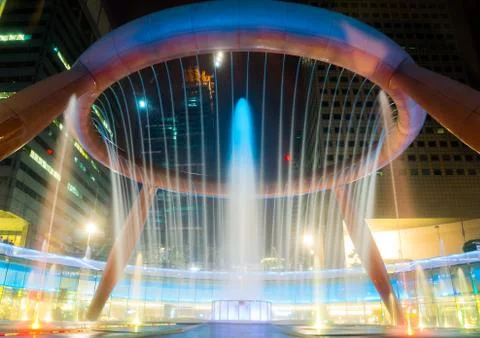 Fountain of wealth Stock Photos