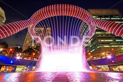 Fountain of wealth singapore Stock Photos