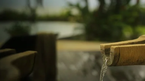 Fountain of wood Video stock 57113771