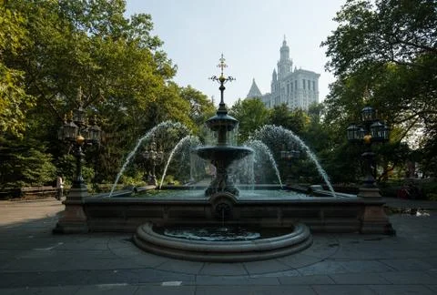 Fountain at Woolworth Stock Photos