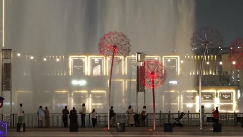 Fountains at Dubai  Stock-Footage 252254560