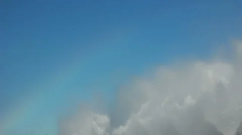 Fountains form a rainbow Stock Footage 47413390