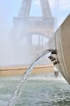 Fountains in Paris Foto stock