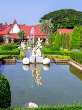 Fountains. Stock Photos